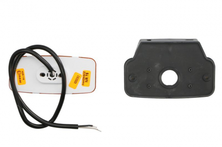 Lumini clarificare stanga/dreapta, forma: oval, portocaliu, LED, inaltime 52mm; latime 110,8mm; adancime 20,5mm, în relief, lungime cablu 500mm, cu cuier, 12/24V (tip: neon, IP68) [1]