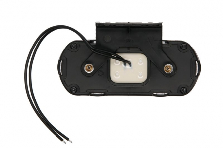 Lumini clarificare stanga/dreapta, forma: oval, portocaliu, LED, inaltime 53mm; latime 134mm; adancime 25mm, în relief, lungime cablu 240mm, cu cuier, 12/24V (cu afișare a conturului vehiculului pe șo [1]