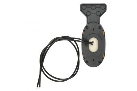 Lumini clarificare stanga/dreapta, forma: oval, portocaliu, LED, inaltime 75mm; latime 39,5mm; adancime 31mm, în relief, lungime cablu 380mm, cu cuier, 12/24V (tip: neon, IP6K9K) [1]