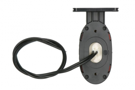 Lumini clarificare stanga/dreapta, forma: oval, portocaliu/rosu/alb, LED, inaltime 75mm; latime 39,5mm; adancime 31mm, în relief, lungime cablu 380mm, cu cuier, 12/24V (IP6K9K) [1]