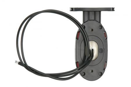 Lumini clarificare stanga/dreapta, forma: oval, rosu/alb, LED, inaltime 75mm; latime 39,5mm; adancime 31mm, în relief, lungime cablu 380mm, cu cuier, 12/24V (IP6K9K) [1]