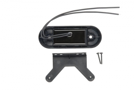 Lumini clarificare stanga/dreapta, portocaliu, LED, inaltime 41mm; latime 115mm; adancime 20mm, în relief, lungime cablu 220mm, cu cuier, 12/24V [1]