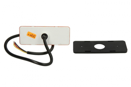 Lumini clarificare stanga/dreapta, portocaliu, LED, inaltime 44mm; latime 113mm; adancime 13mm, suprafata, lungime cablu 500mm, fara relief, 12/24V (cu functie de semnalizator lateral; cu reflector) [1]