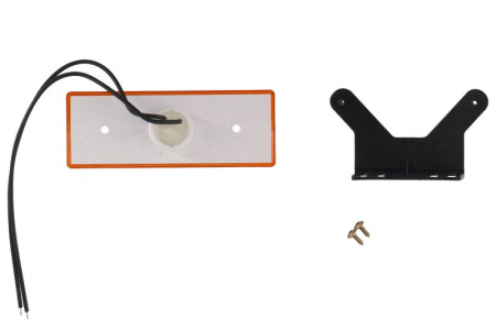 Lumini clarificare stanga/dreapta, portocaliu, LED, inaltime 44mm; latime 119mm; adancime 19,5mm, în relief, lungime cablu 220mm, cu cuier, 12/24V [1]