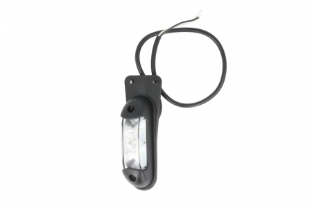 Iluminat auto - Lumini clarificare stanga/dreapta, portocaliu/rosu/alb, LED, inaltime 139mm; latime 48mm; adancime 38mm, în relief, lungime cablu 500mm, cu cuier, 12/24V