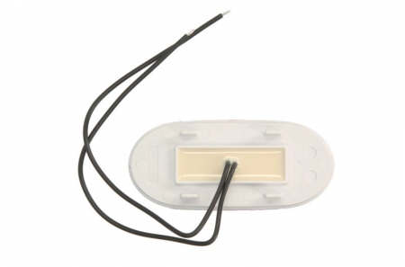 Lumini clarificare stanga/dreapta, rosu, LED, inaltime 46,5mm; latime 106,5mm; adancime 21,8mm, în relief, lungime cablu 220mm, cu cuier, 12/24V [1]