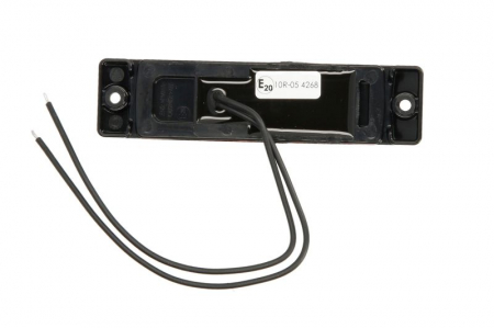 Lumini clarificare stanga/dreapta; SLIM, rosu, LED, inaltime 32mm; latime 130mm; adancime 12,5mm, în relief, lungime cablu 210mm, cu cuier, 12/24V (SLIM) [1]