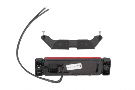 Lumini clarificare stanga/dreapta; SLIM, rosu, LED, inaltime 32mm; latime 130mm; adancime 12,5mm, în relief, lungime cablu 210mm, cu cuier, 12/24V (tip: neon, SLIM) [1]