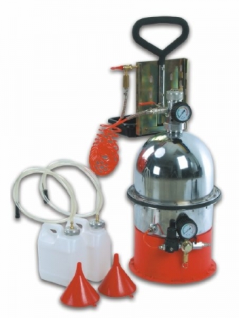 Echipamente - Aparat pneumatic inlocuit lichid frana cu 2 bidoane de 5 litri si palnie