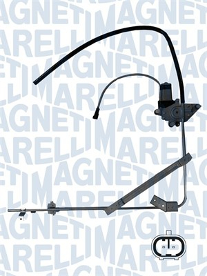 Elemente macara geam - Macara geam Dreapta, electric, cu motor potrivit IVECO EUROCARGO I-III, EUROCARGO V, EUROSTAR, EUROTECH MH, EUROTECH MP, EUROTECH MT, EUROTRAKKER, STRALIS I 01.91-
