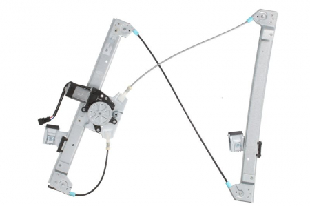 Elemente macara geam - Macara geam Fata Dreapta (electric, cu motor, numar usi: 2/4) potrivit SEAT CORDOBA, CORDOBA VARIO, IBIZA II, IBIZA III, INCA; VW CADDY II, CADDY II/MINIVAN, POLO, POLO CLASSIC 01.85-