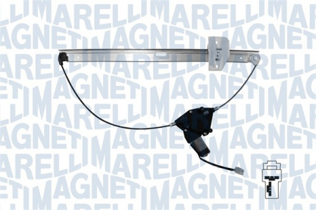 Elemente macara geam - Macara geam Fata Dreapta (electric, cu motor, numar usi: 2) potrivit IVECO DAILY II, DAILY III, DAILY IV, DAILY V; RVI MASCOTT; NISSAN INTERSTAR; OPEL MOVANO A, MOVANO B 07.98-