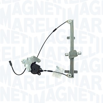 Elemente macara geam - Macara geam Fata Dreapta (electric, cu motor, numar usi: 3/5) potrivit NISSAN NAVARA, NP300, PICK UP 02.98-