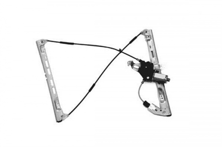 Macara geam Fata Dreapta (electric, cu motor, numar usi: 3) potrivit PEUGEOT 206 08.98-09.09 Elemente macara geam - Macara geam Fata Dreapta (electric, cu motor, numar usi: 3) potrivit PEUGEOT 206 08.98-09.09
