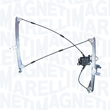 Elemente macara geam - Macara geam Fata Dreapta (electric, cu motor, numar usi: 3) potrivit PEUGEOT 206 09.00-12.07
