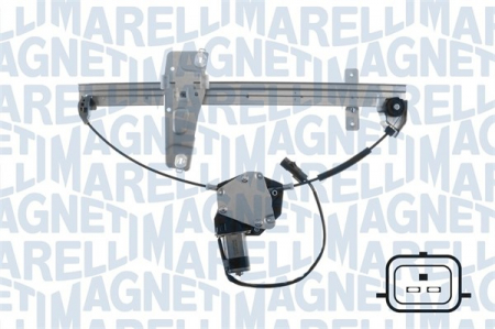 Elemente macara geam - Macara geam Fata Dreapta (electric, cu motor, numar usi: 4) potrivit JEEP GRAND CHEROKEE II 04.99-09.05