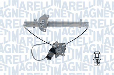 Elemente macara geam - Macara geam Fata Dreapta (electric, cu motor, numar usi: 4) potrivit MITSUBISHI LANCER VI, LANCER VII 09.95-08.03