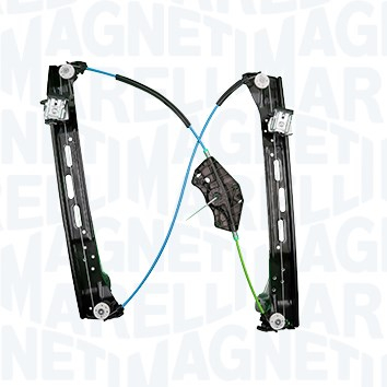 Elemente macara geam - Macara geam Fata Dreapta (electric, fara motoras, numar usi: 4/5) potrivit SEAT ALHAMBRA; VW SHARAN 05.10-