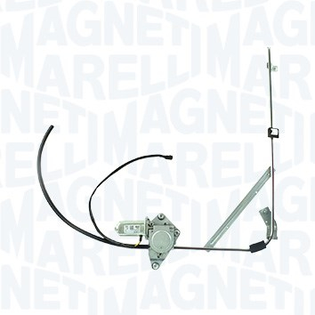 Elemente macara geam - Macara geam Stanga, electric, cu motor potrivit IVECO EUROCARGO I-III, EUROSTAR, EUROTECH MH, EUROTECH MP, EUROTECH MT, EUROTRAKKER, MAGIRUS, STRALIS I; VW PASSAT B2, SANTANA 01.81-