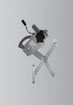 Elemente macara geam - Macara geam Fata Stanga (electric, cu motor, numar usi: 4, 2 pini) potrivit MERCEDES 124 (W124), 190 (W201), E (W124) 10.82-06.95