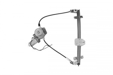 Elemente macara geam - Macara geam Fata Stanga (electric, cu motor, numar usi: 4) potrivit SEAT TOLEDO I 05.91-03.99