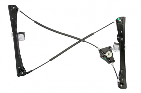 Macara geam - Macara geam fata stanga potrivit SEAT IBIZA III 2002-2009 - electric, fara motoras, 2 usi