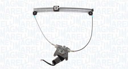 Elemente macara geam - Macara geam Spate Dreapta (electric, fara motoras, numar usi: 4/5) potrivit PEUGEOT 407 03.04-