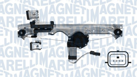 Macara geam Spate Stanga (electric, cu motor, numar usi: 4) potrivit JEEP GRAND CHEROKEE III 10.04-12.10 [2]