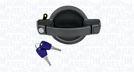 Maner usa - Maner usa Dreapta (extern, cu incuietoare, negru) potrivit FIAT DOBLO, DOBLO/MINIVAN 1.2-1.9D 03.01-