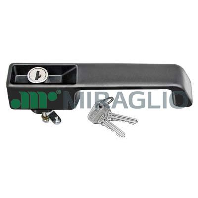 Maner usa - Maner usa stanga, exterior, cu chei, negru IVECO DAILY I 1978-1989