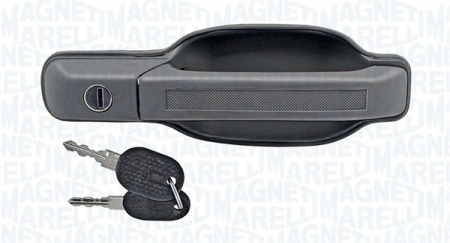 Maner usa - Maner usa Fata Stanga (extern, cu orificiu pentru incuietoare, cu incuietoare, gri) potrivit IVECO DAILY II 2.5D/2.8D 01.89-05.99