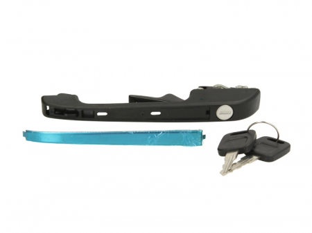 Maner usa - Maner usa fata dreapta exterior cu chei cu incuietoare, negru AUDI 100 C3 intre 1982-1991