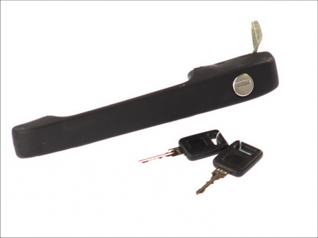 Maner usa - Maner usa fata dreapta, exterior, cu chei, negru SEAT IBIZA I 1984-1993