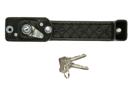 Maner usa fata Dreapta (exterior, cu incuietoare, negru) potrivit IVECO DAILY I 2.4D/2.5D 01.78-12.89 [1]