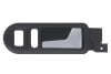 Maner usa Fata Dreapta interior, 2 gauri, crom/negru potrivit VW PASSAT B5.5 1.6-4.0 2000-2005 [2]