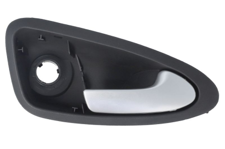 Maner usa - Maner usa Fata Dreapta (interior, argintiu/negru) potrivit SEAT IBIZA IV 6J, IBIZA IV 6P 03.08-06.17