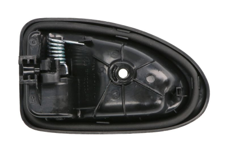 Maner usa fata dreapta interior, negru/crom potrivit OPEL VIVARO A; RENAULT CLIO II Ph I, CLIO II Ph II, MEGANE I, SCENIC I, TRAFIC II 01.96-08.14 [1]
