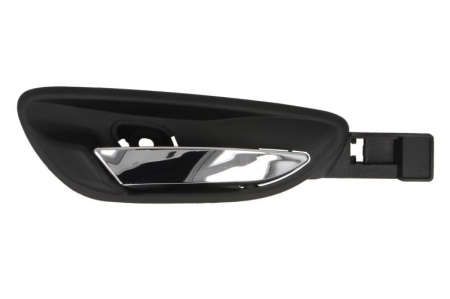 Maner usa - Maner usa Fata/Spate Dreapta interior, crom/negru potrivit FIAT BRAVO II 1.4-2.0D 2006-2014