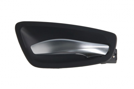 Maner usa - Maner usa fata/spate dreapta interior, negru/crom, BMW Seria 1 intre 2007-2014