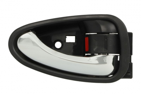 Maner usa - Maner usa fata/spate dreapta interior, negru/crom, TOYOTA AVENSIS intre 2008-2017