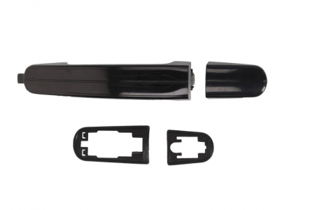 Maner usa - Maner usa fata/spate stanga/dreapta exterior potrivit FORD C-MAX, FOCUS C-MAX, FOCUS II 2004-2012 - negru/grunduit