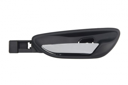 Maner usa - Maner usa Fata/Spate Stanga (interior, crom/negru) potrivit FIAT BRAVO II 1.4-2.0D 11.06-12.14