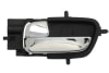 Maner usa fata/spate stanga interior potrivit HYUNDAI i20 2008-2015 - negru/crom [2]