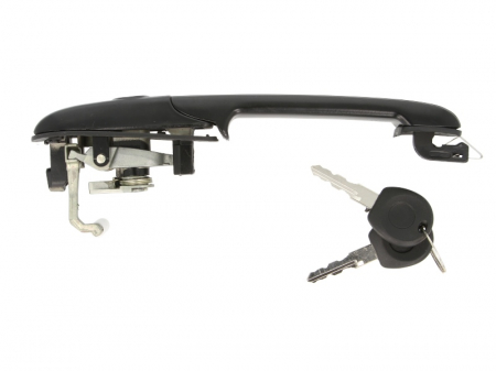 Maner usa Fata Stanga cu cheie, exterior, cu incuietoare, negru potrivit VW PASSAT B3/B4 1.6-2.9 1988-1997 [2]