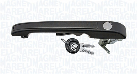 Maner usa - Maner usa Fata Stanga (cu orificiu pentru incuietoare, cu incuietoare, negru) potrivit VW CADDY I, GOLF II, POLO, POLO CLASSIC, POLO II 0.9-1.8 10.81-09.94