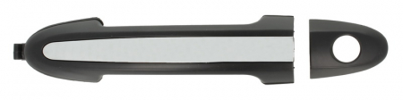 Maner usa - Maner usa fata stanga exterior, cu locas incuietoare crom/grunduit, HYUNDAI SANTA FE intre 2006-2012