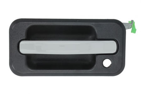 Maner usa Fata Stanga exterior, cu locas incuietoare, crom/negru potrivit Hummer H2 2002-2009 [0]