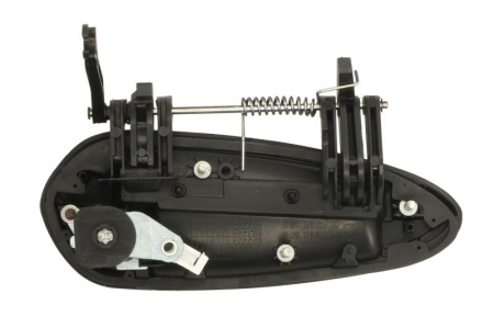 Maner usa Fata Stanga exterior, cu locas incuietoare, grunduit negru potrivit ABARTH GRANDE PUNTO, PUNTO, PUNTO EVO; FIAT GRANDE PUNTO, PUNTO, PUNTO EVO 0.9-1.9D dupa 1999 [1]