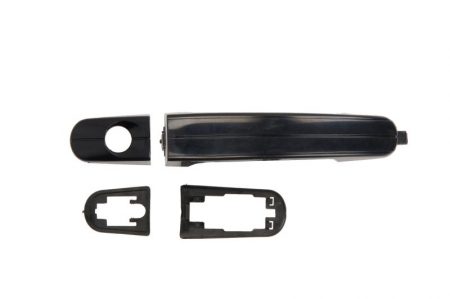 Maner usa - Maner usa fata stanga exterior potrivit FORD C-MAX, FOCUS C-MAX, FOCUS II 2004-2012 - cu locas incuietoare negru/grunduit