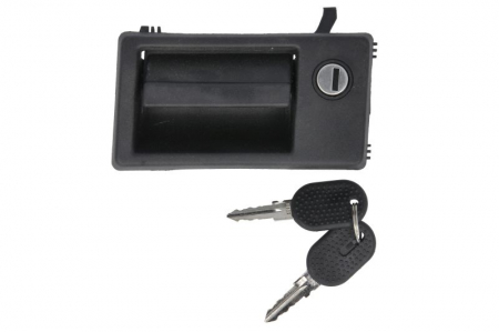 Maner usa - Maner usa fata stanga (exterior, negru) potrivit FIAT CINQUECENTO 07.91-07.99